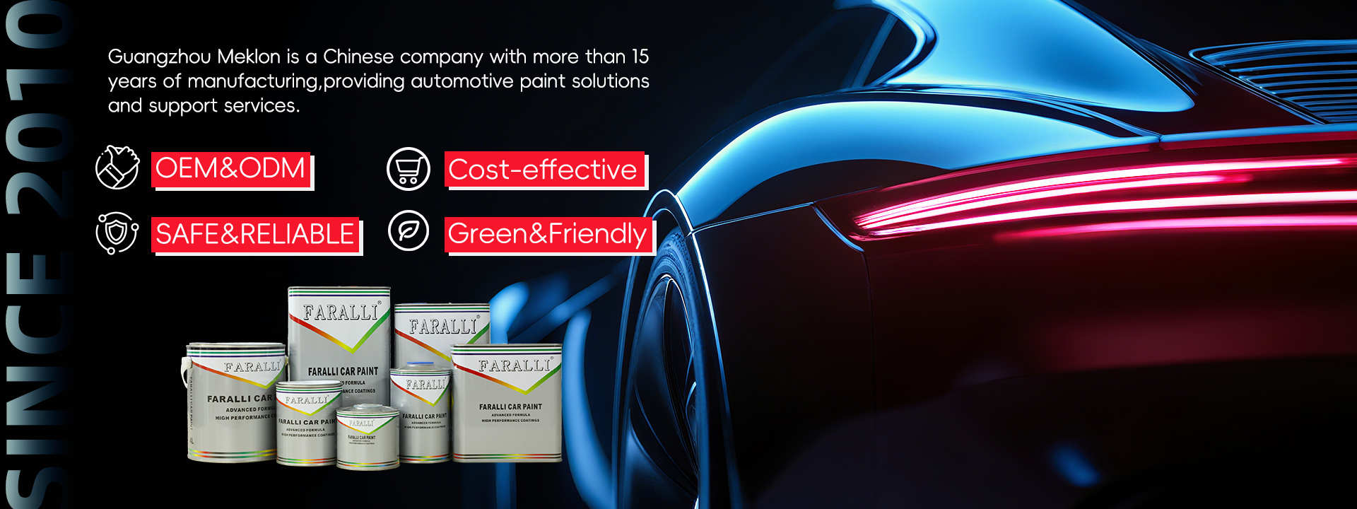 Ποιότητα Χρώμα αυτοκινήτων Refinish εργοστάσιο