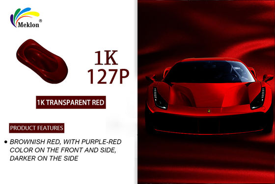 Ανθεκτικό Auto Base Coat Πίνακα Ανθεκτικό στα UV Πολυλειτουργικό Λεπτό Κόκκινο