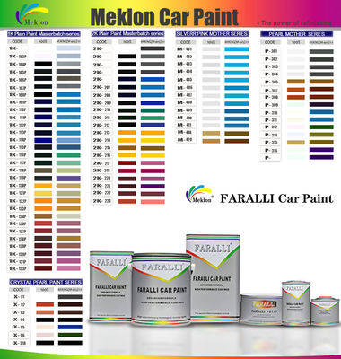 1K Frost snow Blue Gloss Ακρυλικά στερεά χρώματα Αυτογραφία για επισκευή μεταχειρισμένων αυτοκινήτων