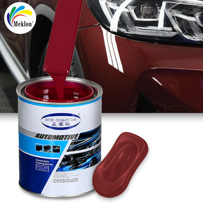 Χώρος αυτοκινήτου 1K Basecoat Κόκκινα χρώματα Κρυστάλλινη επίστρωση Αυτοκινητοβιομηχανικό ψεκασμό Auto Base Car Paint
