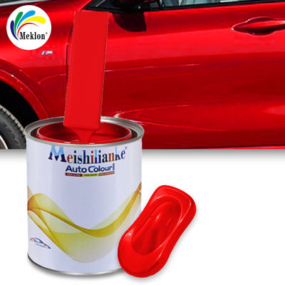 Χρώμα αυτοκινήτου Auto Refinish1k Κόκκινη βάση υψηλής λάμψης Αποτέλεσμα καθρέφτη Αυτοκινητοβιομηχανικό χρώμα
