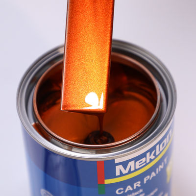 Αυτοκινητοβιομηχανία 1K Flame Copper Pearl Acrylic Liquid Coating Εύκολη εφαρμογή Συστήματα ανάμειξης χρώματος αυτοκινήτων