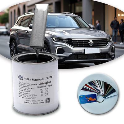 Volkswagen 7DW Ασημένια βαφή αυτοκινήτου υγρή επίστρωση 1Lx12 1-3 έτη διάρκεια ζωής