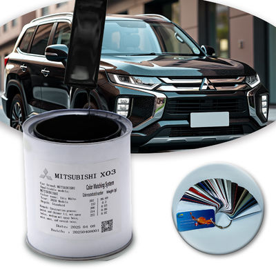 Προσαρμοσμένη τελική βαφή αυτοκινήτου MITSUBISHI X03 1K Μαύρη Μαργαριταρίνη Ακρυλική βαφή για ακραίες καιρικές συνθήκες και περίπλοκες συνθήκες οδών