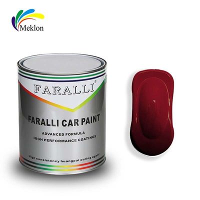 Ανθεκτικό Auto Base Coat Πίνακα Ανθεκτικό στα UV Πολυλειτουργικό Λεπτό Κόκκινο