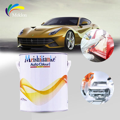 1K Ακρυλική βαφή αυτοκινήτου Basecoat Μαύρο χρώμα Φόρμα πάχος 1.5-2.0 Mils