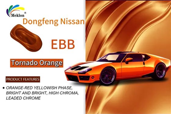 Dongfeng Nissan EBB Tornado Orange Ανακαινιστική βαφή αυτοκινήτων χαμηλό επίπεδο VOC