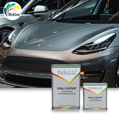 Υψηλή λάμψη υγρό λευκό μαργαριταρένιο φινίρισμα μεταλλικό μωβ χρώμα αυτοκινήτου χρώμα αυτοκινήτου 2K στερεόχρωμο επίστρωμα basecoat χρώμα αυτοκινήτου