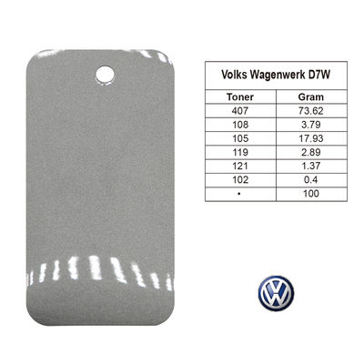Volkswagen 7DW Ασημένια βαφή αυτοκινήτου υγρή επίστρωση 1Lx12 1-3 έτη διάρκεια ζωής