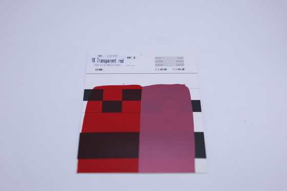 Υπερ-ανθεκτική διαφανής κόκκινη μπογιά αυτοκινήτου και ανθεκτική σε γρατζουνιές, προστασία από τις υπεριώδεις ακτίνες και οικονομικά αποδοτική για την αυτοκινητοβιομηχανική τελειοποίηση και προσαρμογή