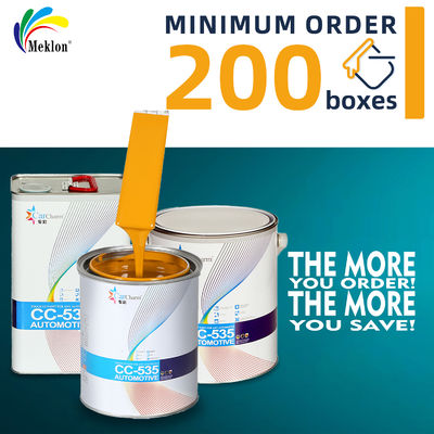 Υψηλής απόδοσης ταχεία ξήρανση Ακρυλικό Sunny Yellow UV - Πίνακα αυτοκινήτου