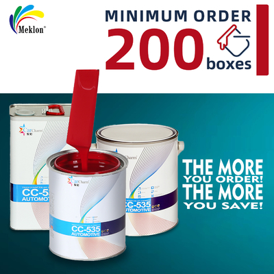 Επαγγελματική υψηλής απόδοσης γρήγορη ξήρανση Κλασική καθαρή κόκκινη ακρυλική βαφή αυτοκινήτου με εξαιρετική αντοχή στην φθορά και την αντοχή στις γρατζουνιές, βιομηχανική αντοχή και αντοχή