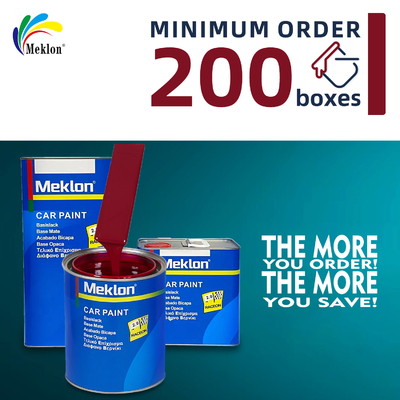 1K2K Πίνακα αυτοκινήτου με υψηλή εκφραστική δύναμη και υψηλή κάλυψη Μαύρο κόκκινο χρώμα αυτοκινήτου