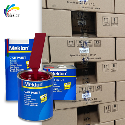 1K2K Πίνακα αυτοκινήτου με υψηλή εκφραστική δύναμη και υψηλή κάλυψη Μαύρο κόκκινο χρώμα αυτοκινήτου