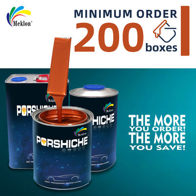 Υψηλή λάμψη Ανθεκτική στη φθορά και ανθεκτική στη φθορά Μεταλλική πορτοκαλί βαφή επισκευής αυτοκινήτων