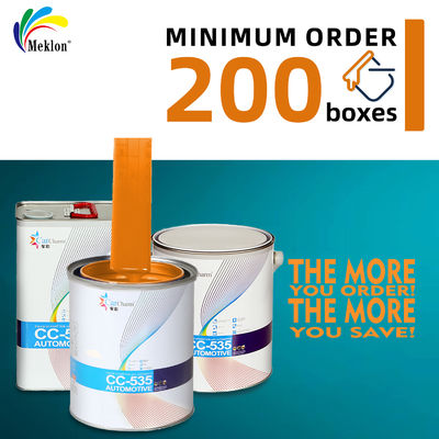 Ταίριασμα με αυθεντικό πορτοκαλί χρώμα αυτοκινήτου υψηλής γυαλάδας, μεγάλης διάρκειας και γρήγορου στεγνώματος