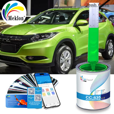Ανθεκτική Αβλαβής Φωτεινή Πράσινη Βαφή Αυτοκινήτου Ανθεκτική στις Καιρικές Συνθήκες Έτοιμη Αναμεμειγμένη Βαφή Σπρέι Αυτοκινήτου