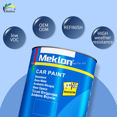 Meklon Bright Red Pearl High Chroma Scratch-resistant Refinish Car Paint for Auto Repair