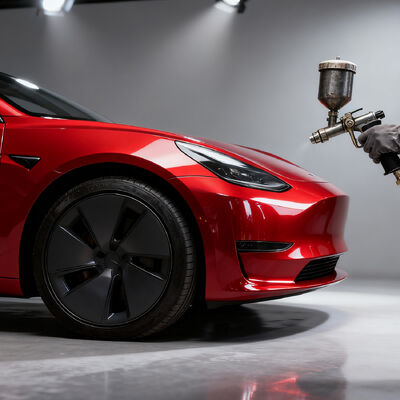 Meklon Bright Red Pearl High Chroma Scratch-resistant Refinish Car Paint for Auto Repair