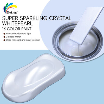 100% Ταιριαστό Mk-X-11 Ακρυλικό Αυτοκινήτου Βαφή Ψεκασμού 1k Βάση Υψηλής Λάμψης Κρυστάλλινο Λευκό Μαργαριταρένιο Αυτοκινήτου Βαφή για Επισκευή Αυτοκινήτου
