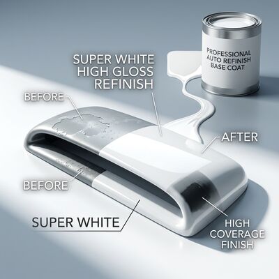 1L Refinish Clear Coat Αυτοκίνητο βάση χρώμα αυτοκινήτου