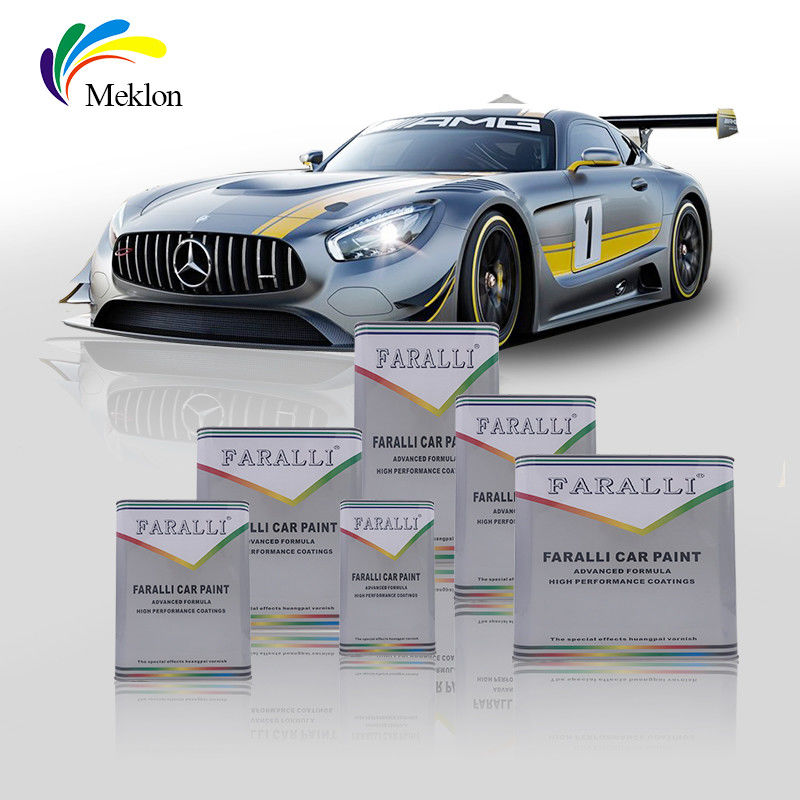 Χρώμα αυτοκινήτου Επικάλυψη αυτοκινήτων 1k Σκληρό χρώμα Ειδικό μαύρο χρώμα αυτοκινήτων