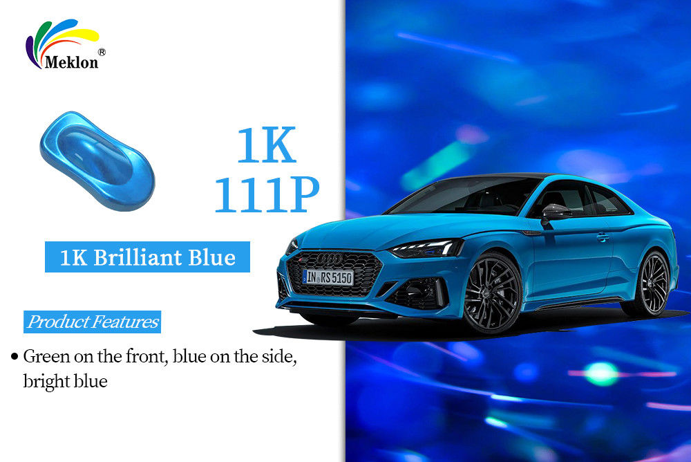 1K Brilliant Blue επίχρισμα αμαξοστάτου Πίνακα αυτοκινήτου Ανθεκτική στη σκουριά Γρήγορη ξήρανση 1K Μεταλλική μπογιά