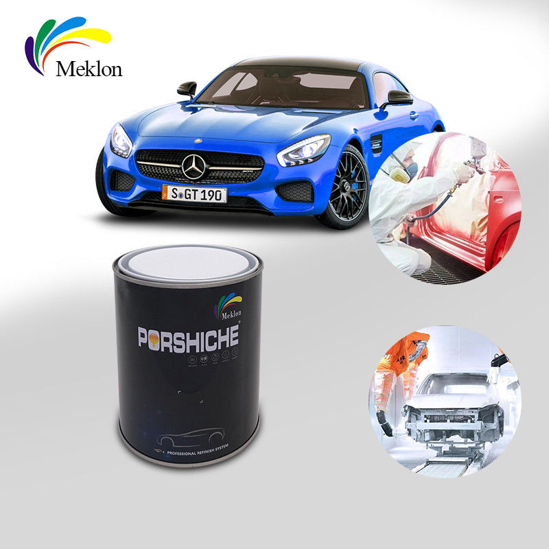 Μη τοξική μεταλλική ασημένια βαφή αυτοκινήτου Αδιάβροχη Σταθερή Φωτεινό μπλε χρώμα