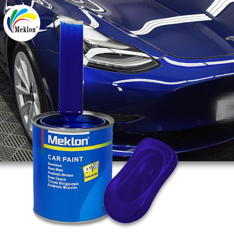 Χρώμα αυτοκινήτου 1K Basecoat Blue Pearl Colors Crystal Coating Automotive Spray Χρώμα αυτοκινήτου