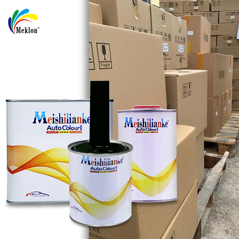 2K μαύρη βαφή αυτοκινήτου για υψηλή σκληρότητα και αντοχή σε γρατζουνιές για την επισκευή αυτοκινήτων