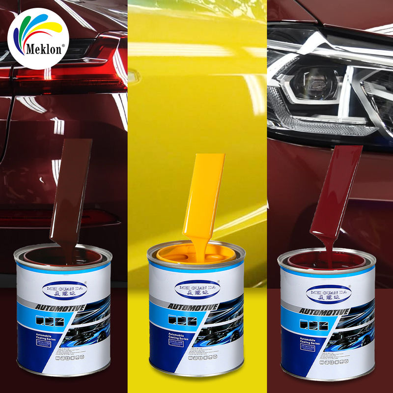 MK2113 Ζεστή πώληση Ανθεκτική στα UV Ματ υφή Ουδέτερη κίτρινη βαφή αυτοκινήτου