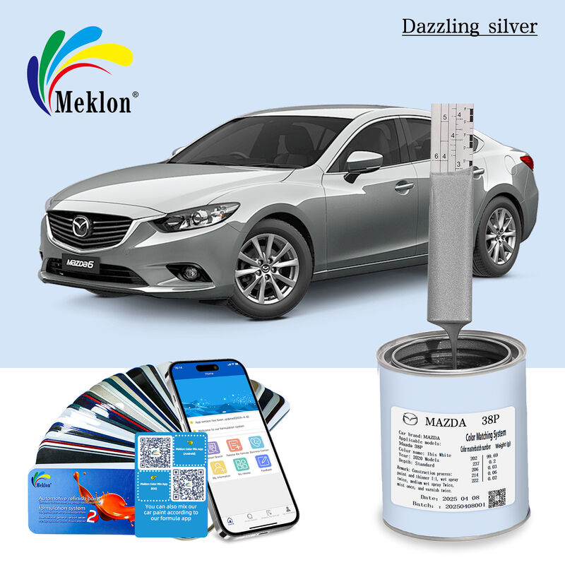 38P Bright Silver Refinish Car Paint With Dazzling Effect για την επιφάνεια αυτοκινήτων της Mazda