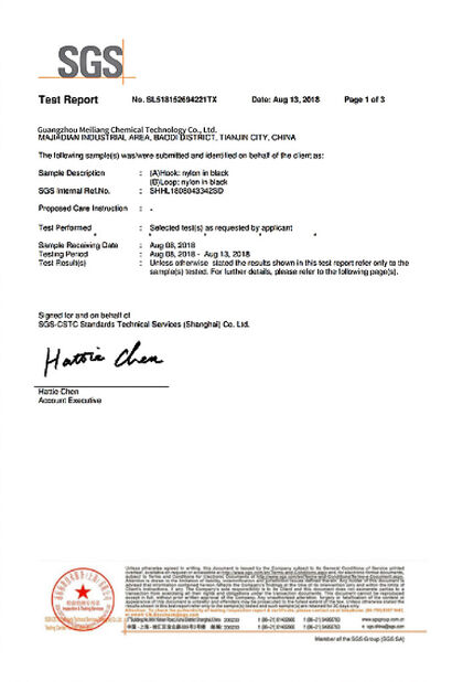 Κίνα Guangzhou Meklon Chemical Technology Co., Ltd. Πιστοποιήσεις