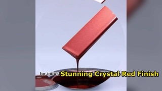 Χονδρική αναθεώρηση ακρυλικών χρωμάτων X02 Crystal Red Pearl 1L